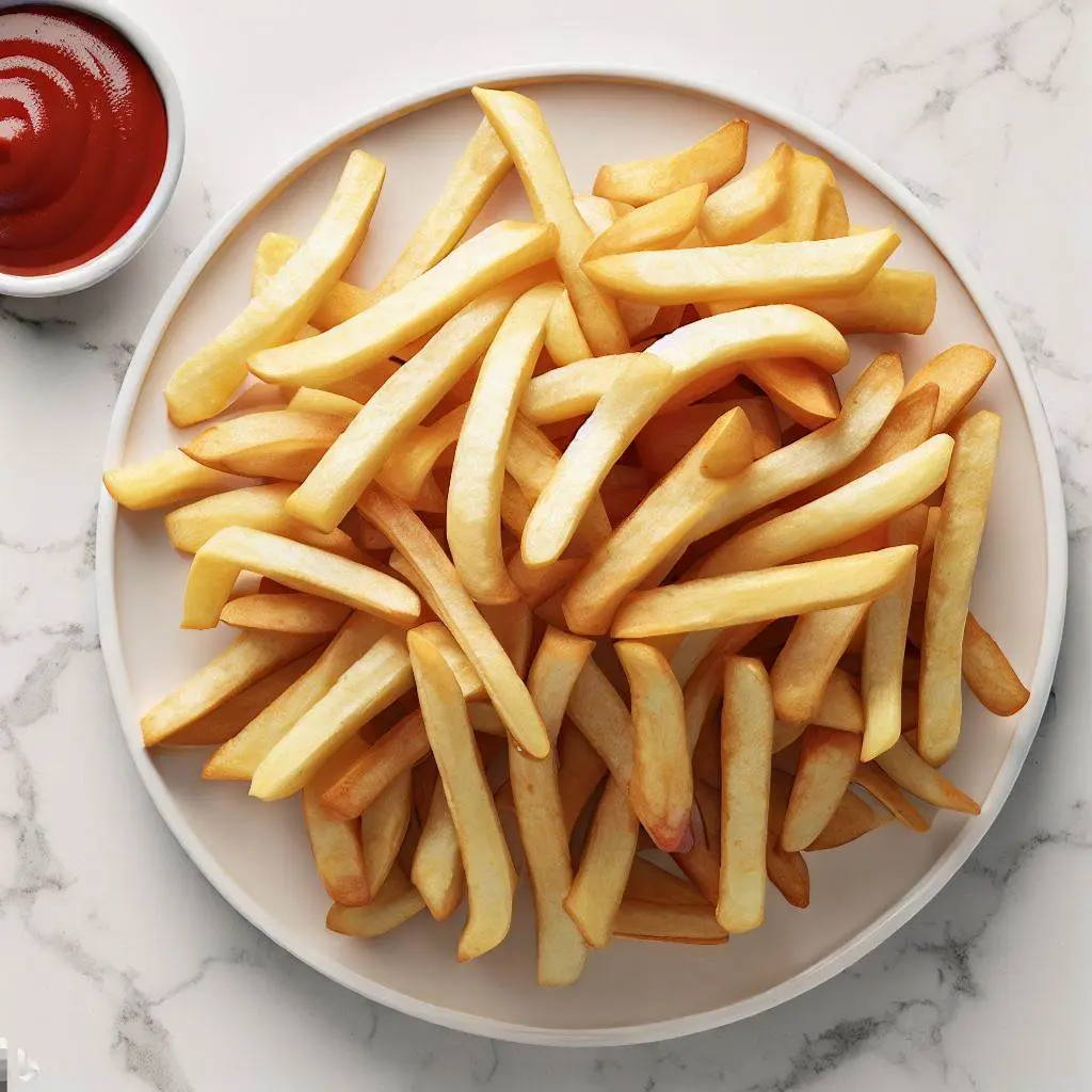 How to air fry frozen French Fries